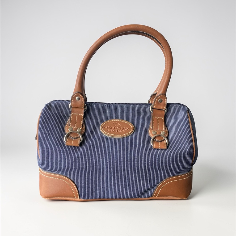 American Living Blue and Brown Women's Bag